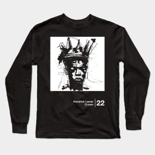 Crown / Minimalist Graphic Fan Artwork Long Sleeve T-Shirt